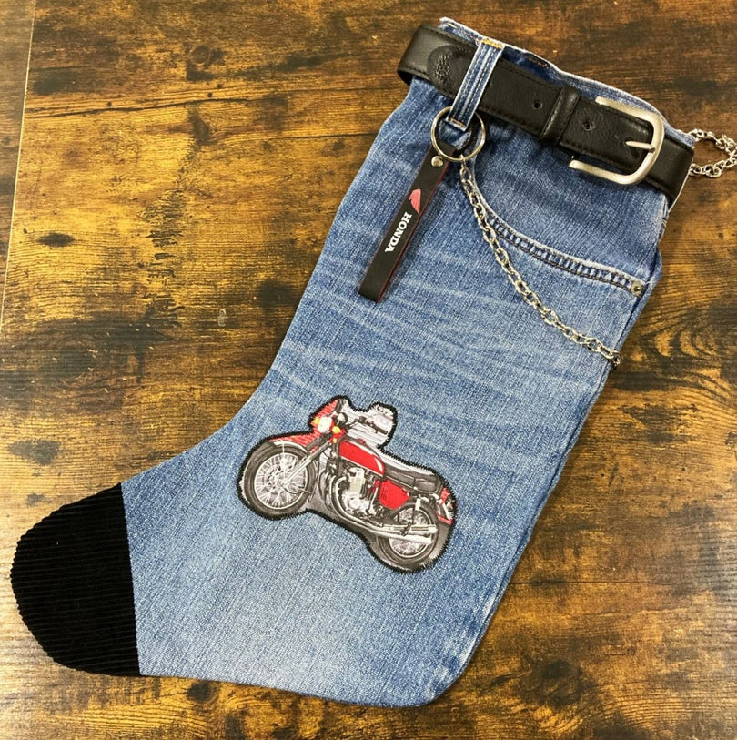 Handmade christmas stocking