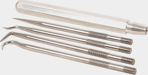 Universal motorcycle hook and pick set