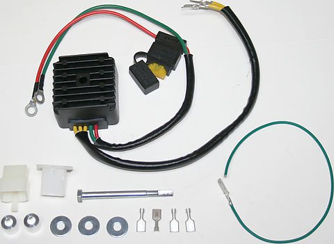 Honda CB500 CB450 hot shot rectifier regulator lithium ion battery