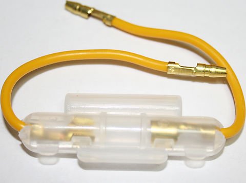 Universal motorcycle in line fuse holder