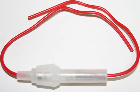Universal motorcycle in line fuse holder
