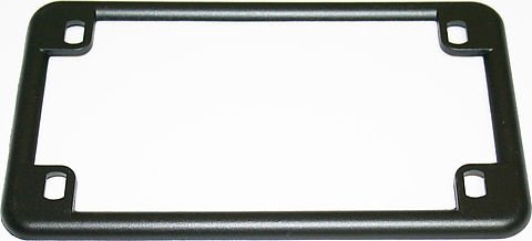 Universal motorcycle matte black usa license plate frame