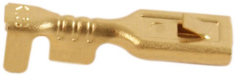 Universal motorcycle 4mm x 16mm long small flat female metric terminals pk 10