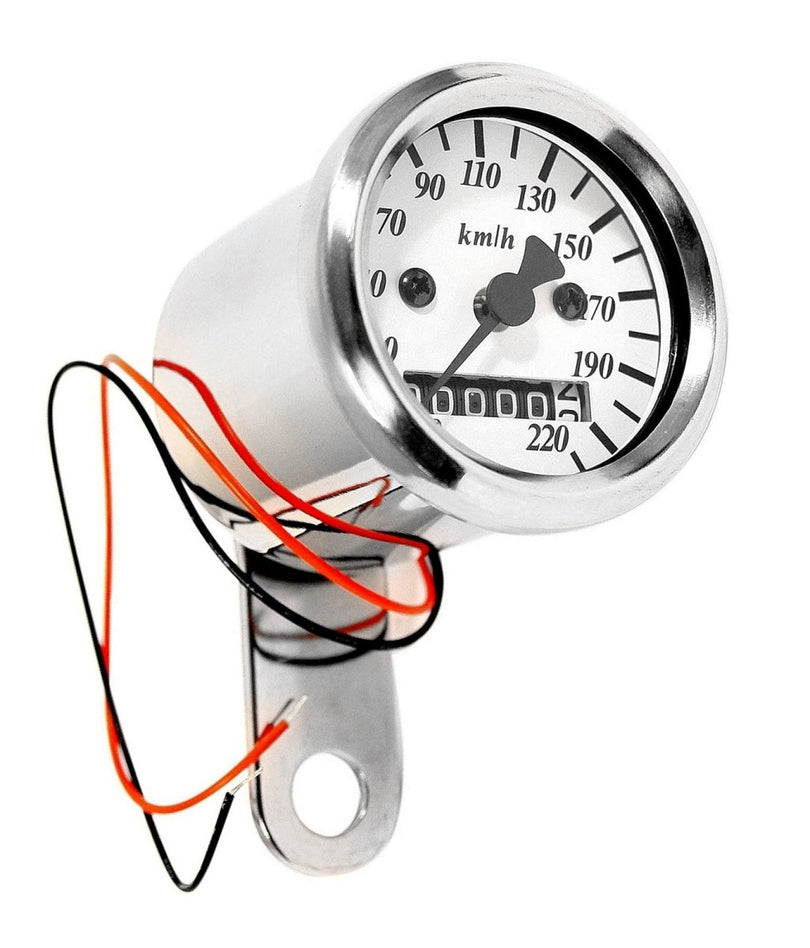 Honda CB micro custom kph speedometer with white face plate