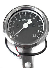 Charger l&#39;image dans la galerie, Micro Custom Tachometer ~ Black Face Plate - VintageCB750