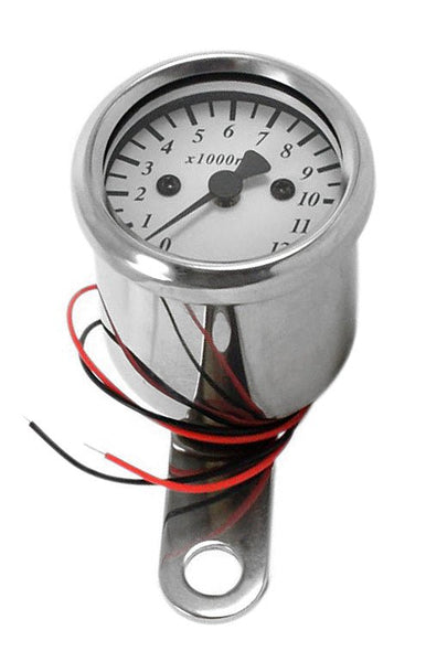 Micro Custom Tachometer White Face Plate 4:1 Drive – VintageCB750