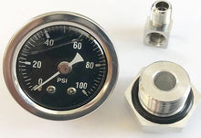 Charger l&#39;image dans la galerie, Oil Pressure Gauge Assembly ~ Black Face Plate - VintageCB750