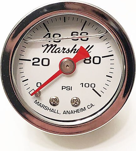 Honda CB750 oil pressure gauge assembly white face plate