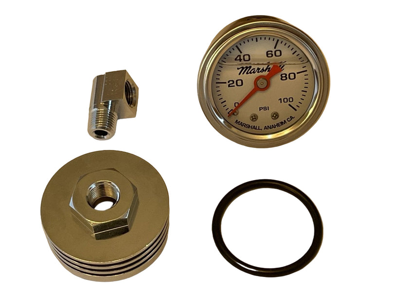 Honda CB750A oil pressure gauge assembly white face plate