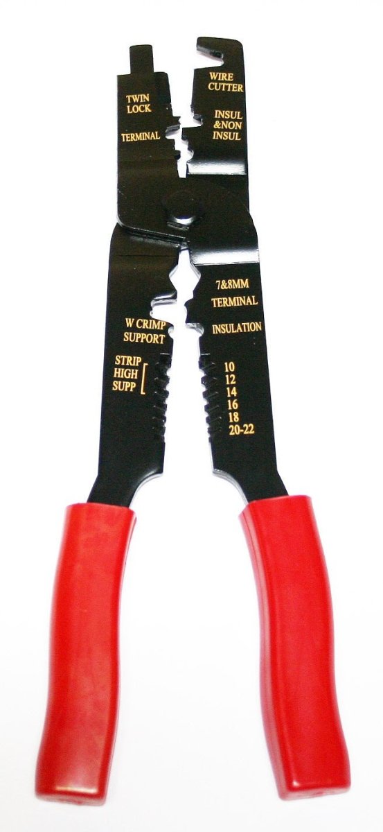 Performance spark plug wire crimper tool