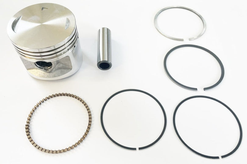 Honda CB550F CB550K standard size (58.5 mm) piston kit includes piston, rings, pin and clips