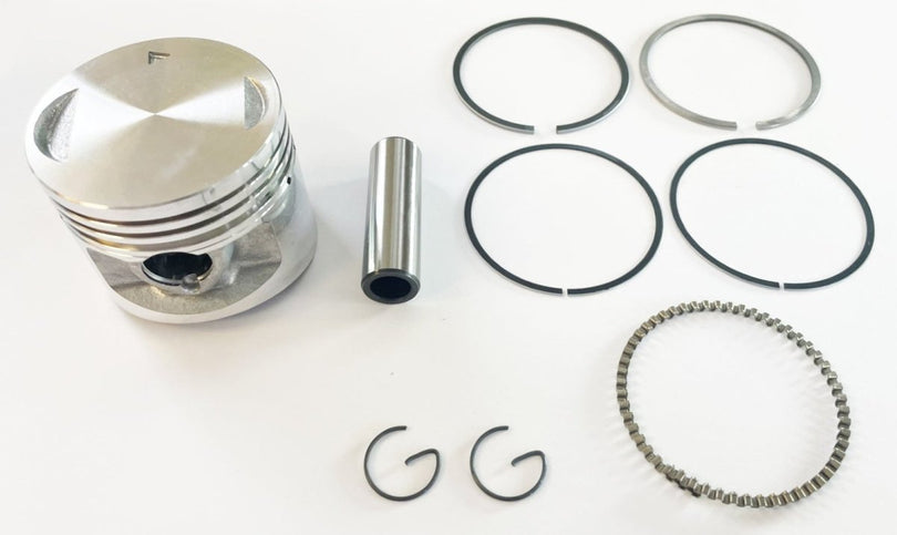 Honda CB500K standard size (56 mm) piston kit includes piston, rings, pin and clips