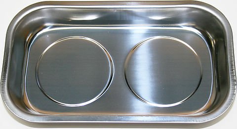 Universal motorcycle rectangular magnetic parts dish