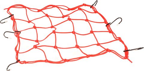Universal motorcycle red cargo helmet net