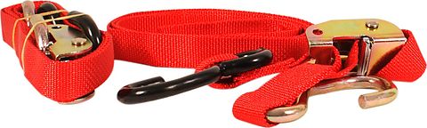 Universal motorcycle red tie downs
