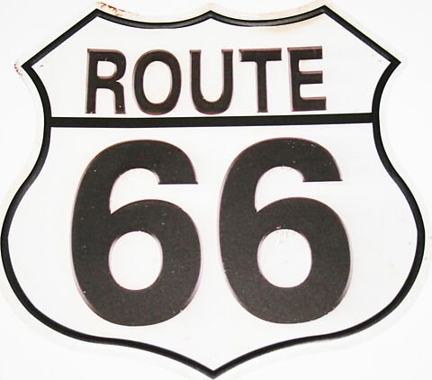 Route 66 - Tin Sign - VintageCB750