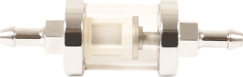 Universal motorcycle see through cleanable fuel filter