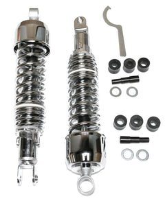 Honda CB Stock Length Shock Absorber Set ~ Chrome 335mm