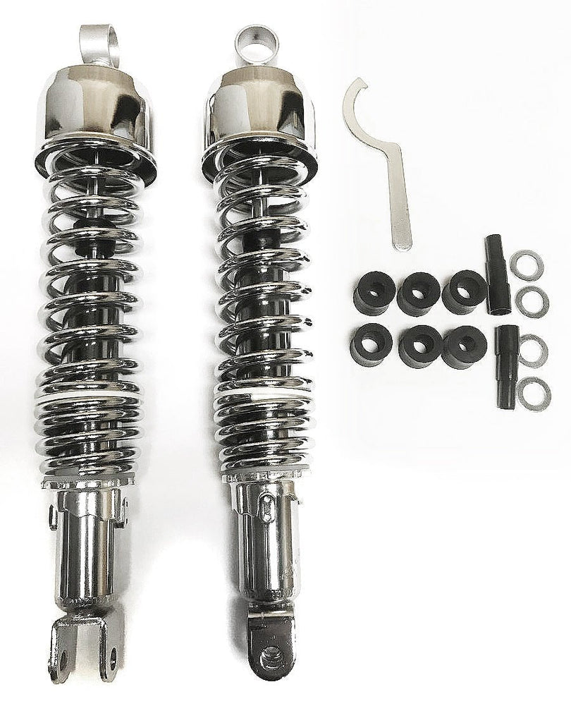 Honda CB750 DOHC chrome 365mm shock absorber set