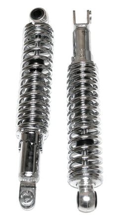 Honda CB Stock Type Shock Absorber Set ~ Chrome 321mm