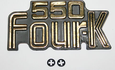Honda CB550K side cover emblem CB550K 1977-78 87124-404-670