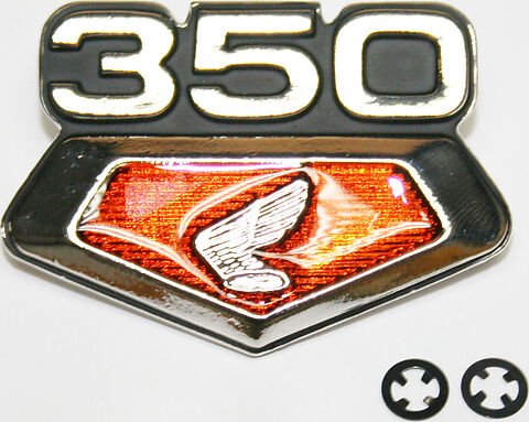 Honda CB350K CL350K3 side cover emblem left side