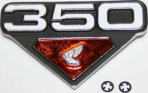 Honda CB350K CL350K4 side cover emblem left side 87126-344-671