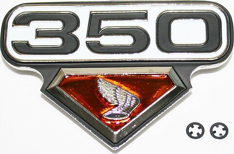 Honda CB350G CL350K5 side cover emblem right side 87125-455-000