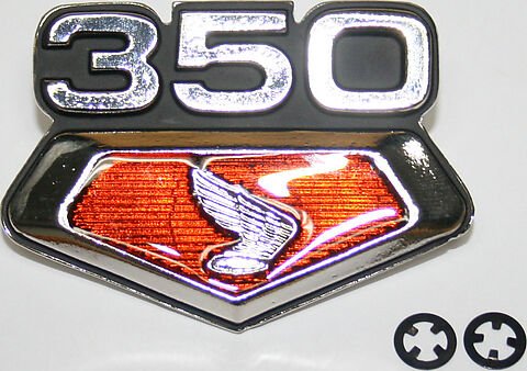 Honda CB350K CL350K3 side cover emblem right side 87128-317-670