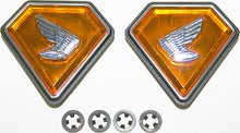 Load image into Gallery viewer, Honda CB750K orange side cover emblem set 87126-341-000