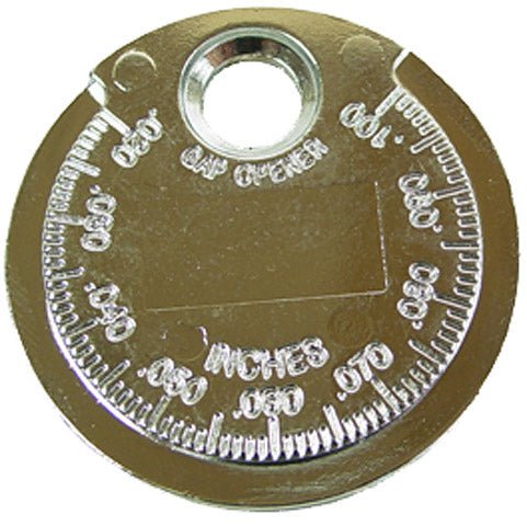 Universal motorcycle spark plug gapping tool