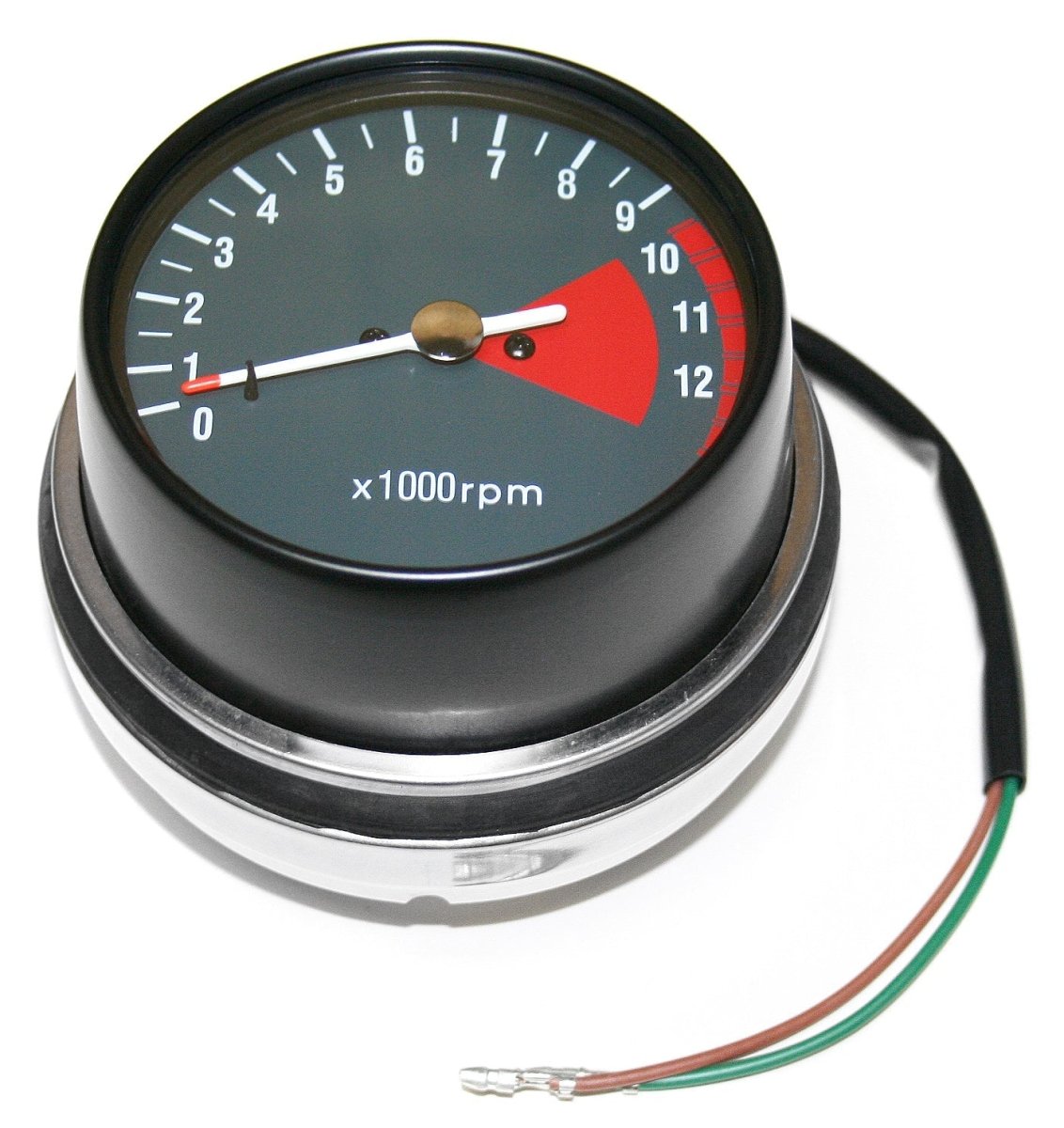 CycleSmith Mini Black Speedometer – Universal Fit For Honda, Kawasaki, Suzuki, Yamaha, Harley
