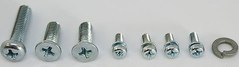 Honda CB750K stock type speedo tach clamp hardware set