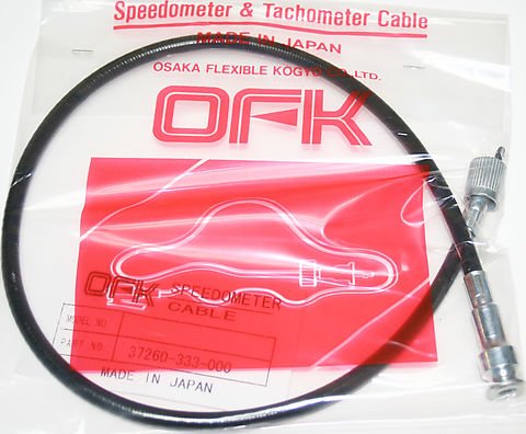 Honda CB400F CB350F CB200TK tachometer cable 37260-333-000