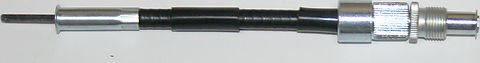 Universal motorcycle tach speedo cable extension +6 in.