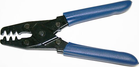Universal motorcycle terminal crimping tool
