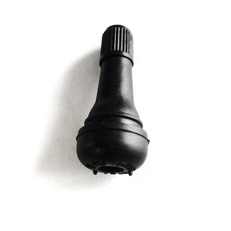 Universal straight rubber tire valve stem for tube type motorcycle tires