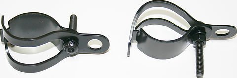 Universal motorcycle turn signal light mount bracket holder set