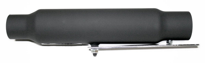 Universal black shorty motorcycle muffler 12 inch