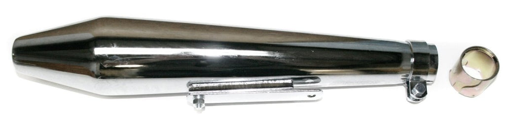 Universal Chrome Reverse Cone Muffler - VintageCB750