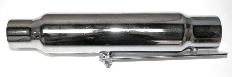 Universal chrome shorty motorcycle muffler 12 inch