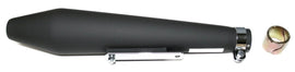 Universal Flat Black Reverse Cone Muffler - VintageCB750