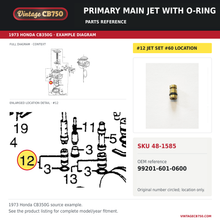 Load image into Gallery viewer, SKU 48-1585 — approved OEM fiche location reference (NIGHT20261026-0024)