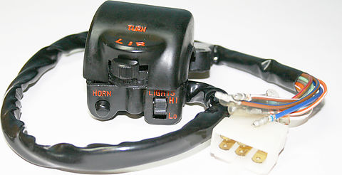 Bar Switch Assembly ~ Left (Clutch) Side 12-0308