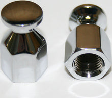 Load image into Gallery viewer, Chrome Bungee Nut Set/2 ~ 10mm x 1.25mm