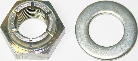 Swingarm Pivot Bolt Locknut with Washer