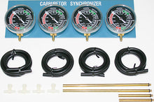 Charger l&#39;image dans la galerie, Carburetor Synchronizer Vacuum Gauge ~ 2,3,4 Cylinders