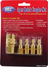 Load image into Gallery viewer, Brass Air Coupler Set