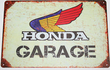 Charger l&#39;image dans la galerie, Honda Garage - Tin Sign