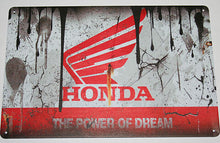 Load image into Gallery viewer, Honda  Tin Sign